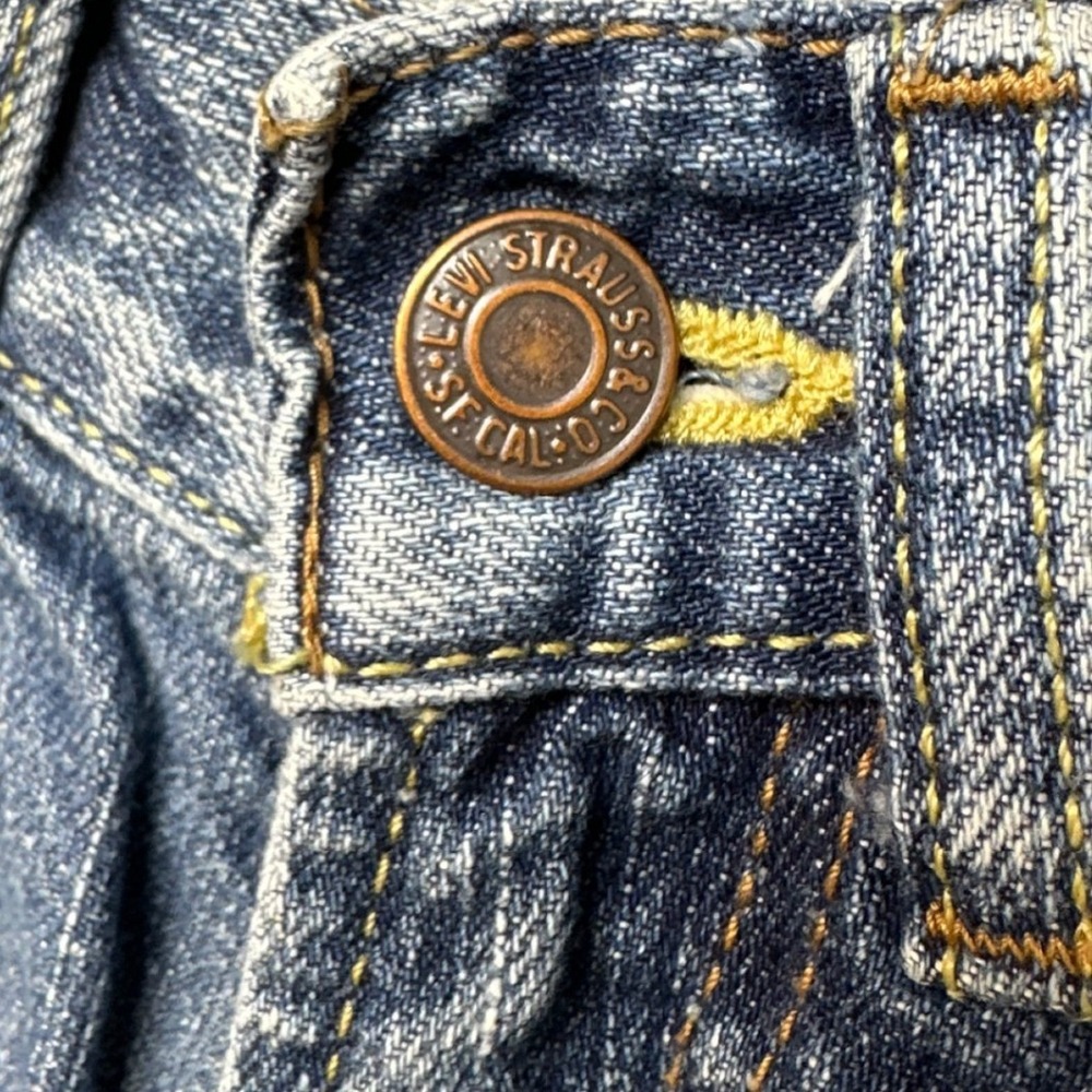 Levi's 550 Relaxed Fit Jeans Womens Slim Size 26x28 Blue Medium Wash - Picture 8 of 11